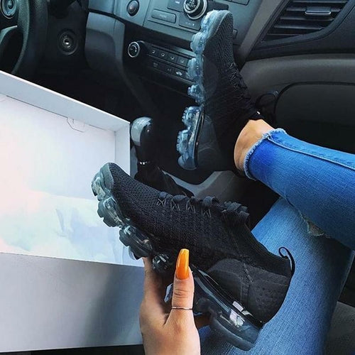 Sneakers Women Casual Shoes Mesh Air-Cushion Flat