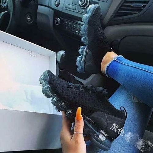 Sneakers Women Casual Shoes Mesh Air-Cushion Flat