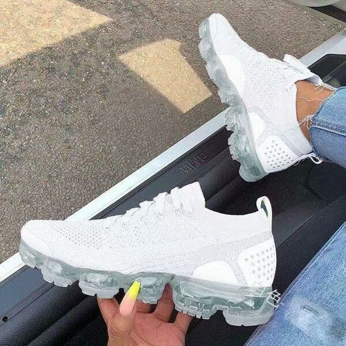 Sneakers Women Casual Shoes Mesh Air-Cushion Flat