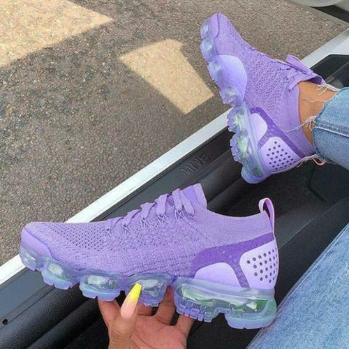 Sneakers Women Casual Shoes Mesh Air-Cushion Flat